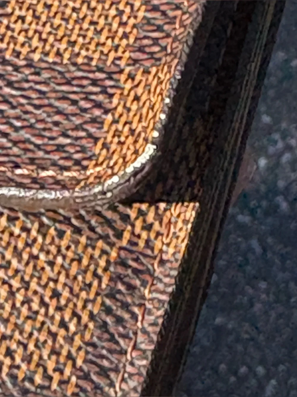 Louis Vuitton Damier Brown Wallet Trifold Numbered Gold Snap
